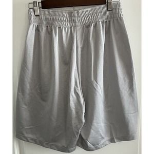 Reebok Men's Workout Ready Shorts Gray With Blue Trim - Size Large - New W Tags